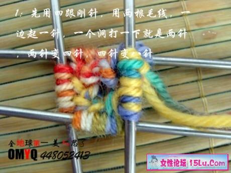 һ���򵥵�ñ�ӵı�֯��������Ů�ְ��ֽ���