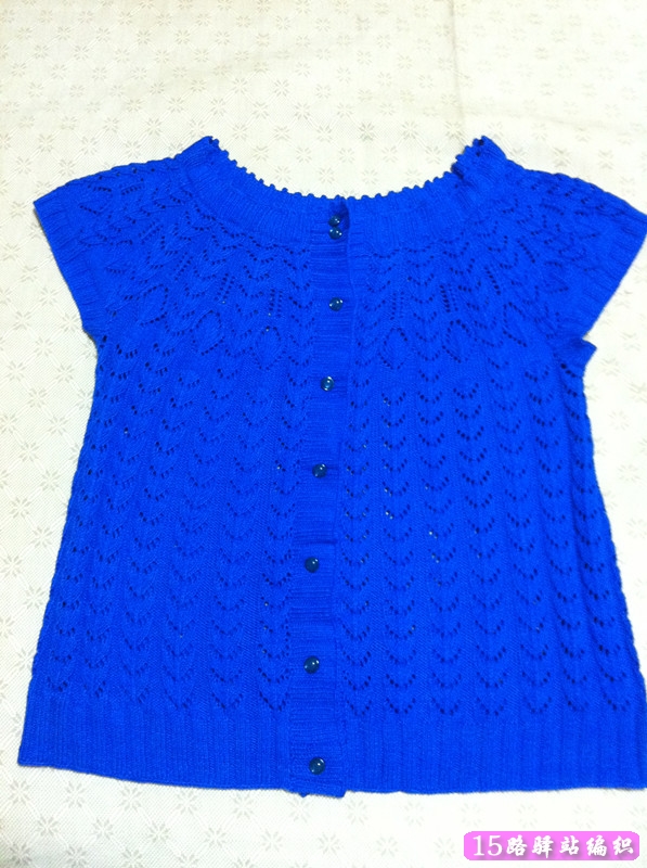 女宝宝偏襟V字领毛衣<em>编织</em>教程|棒针<em>编织</em>图解 