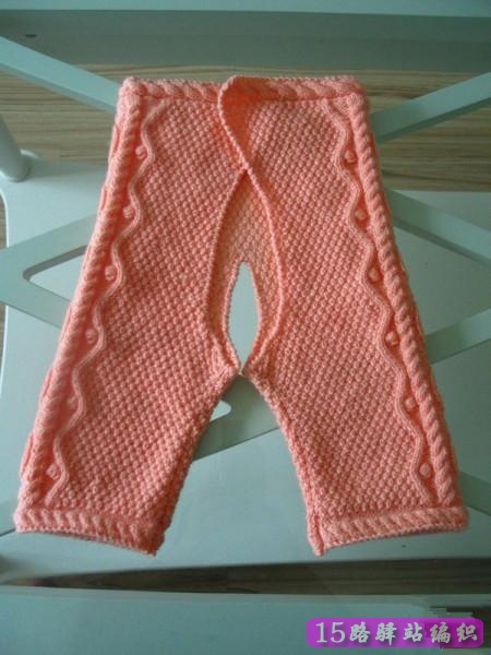 宝宝毛线开裆裤的织法图解说明