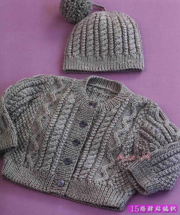 多款2-6岁儿童秋冬毛衣编织款式,花样图解