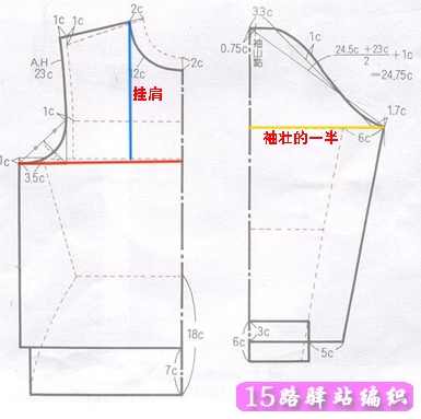 毛衣毛裤编织尺寸计算方法,毛衣尺寸对照表