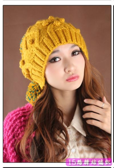 冬季毛线帽子编织图片大全(100多款)|棒针作品秀