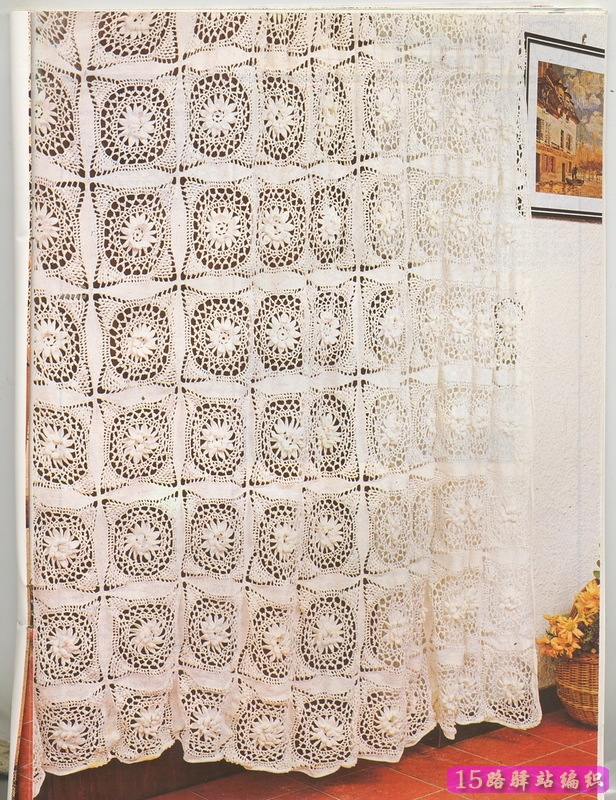 哇哦,钩针编织的窗帘款式和花样大全(图)