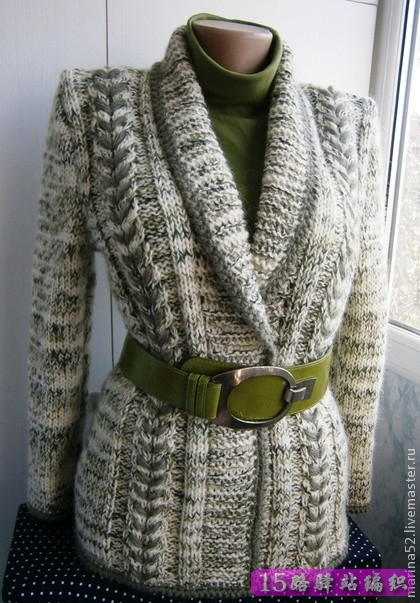 棒针编织的女士毛衣外套款式欣赏_美美编织