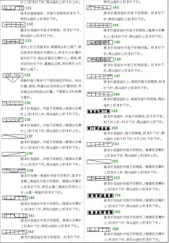 棒针编织图解