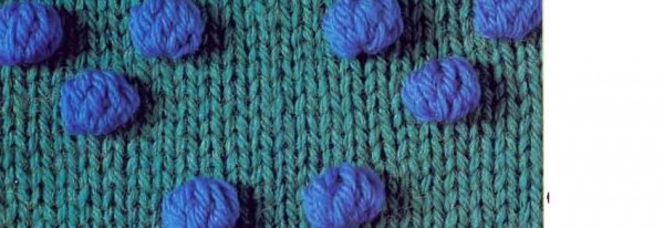 毛衣上小疙瘩做法(钩 织)|棒针编织图解