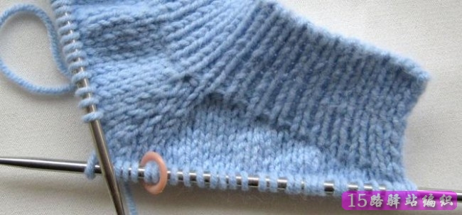 从上往下织宝宝毛衣,小熊图案开衫儿童毛衣|棒针编织