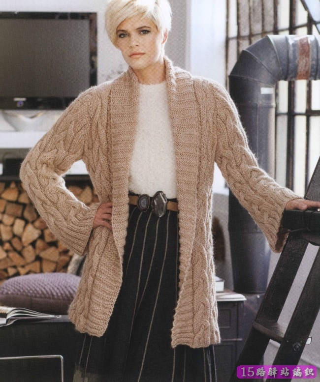国外最新款秋冬女士毛衣编织款式和图解