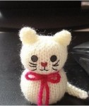 可爱猫咪玩偶的织法教程