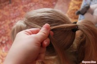 儿童简单盘发发型的扎法图片