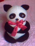 棒针编织大熊猫玩偶教程