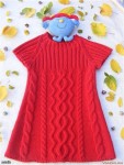 A字形女童毛衣裙编织款式图片
