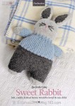 棒针编织的毛线小兔子玩偶，胖乎乎的很可爱哦！
