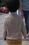 很棒的一款小男孩的毛衣编织花样（悠扬手绘图解）
